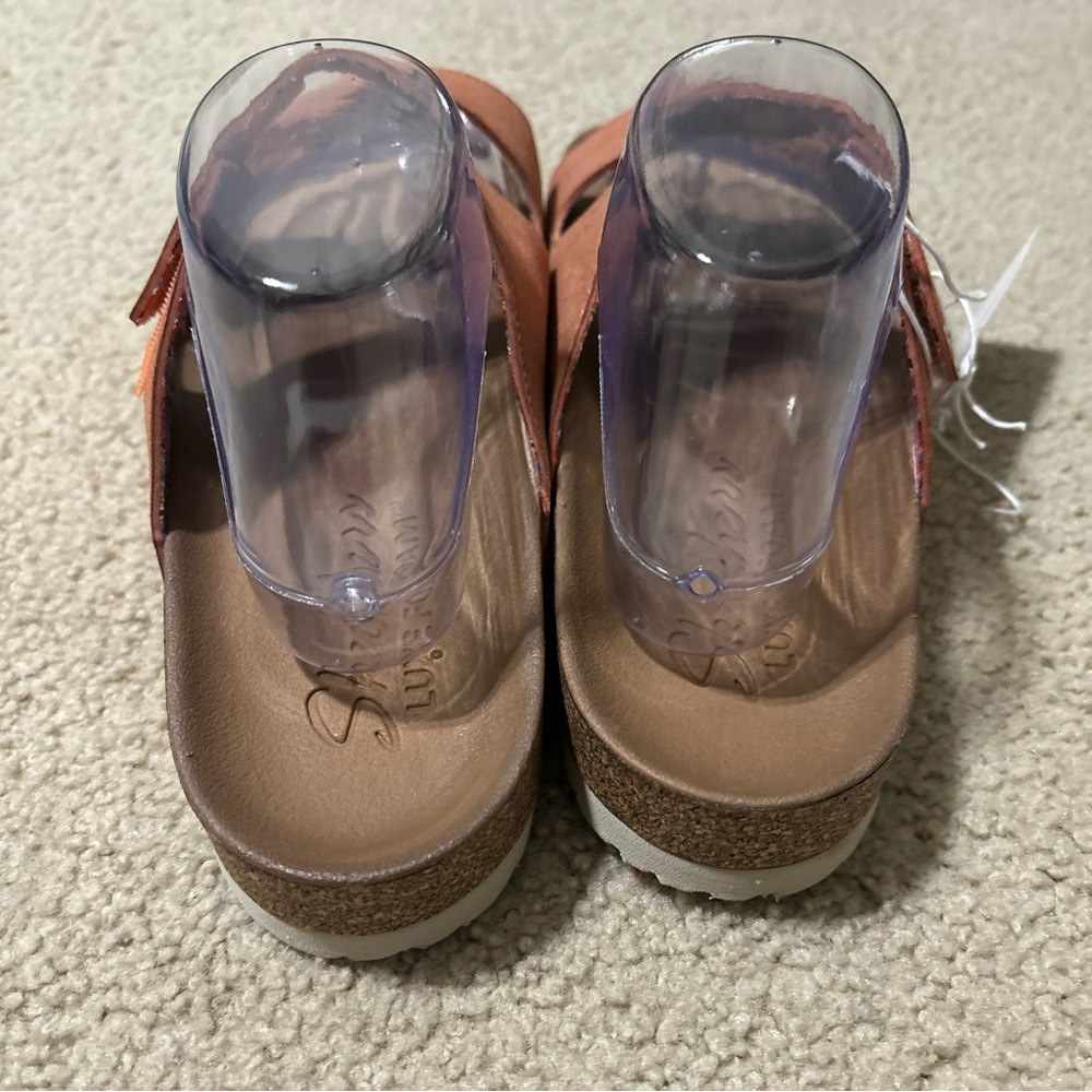 NEW SKECHERS CORAL FOOTBED CORK SANDALS RELAXED FIT  LUXEFOAM 1662282 WOMENS 10 - Picture 6 of 9